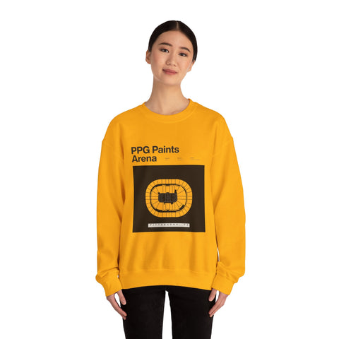 PPG Paints Arena - Heavy Blend™ Crewneck Sweatshirt Sweatshirt - YinzerShop