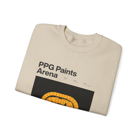 PPG Paints Arena - Heavy Blend™ Crewneck Sweatshirt Sweatshirt - YinzerShop