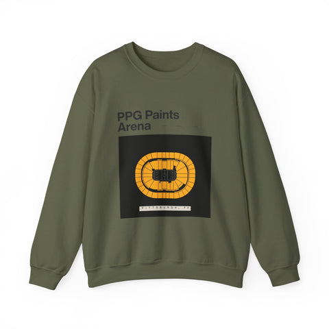 PPG Paints Arena - Heavy Blend™ Crewneck Sweatshirt Sweatshirt - YinzerShop