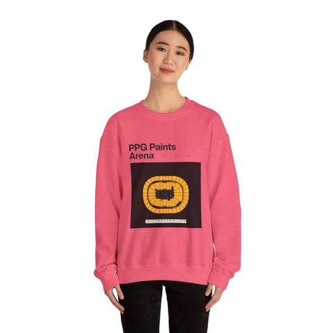PPG Paints Arena - Heavy Blend™ Crewneck Sweatshirt Sweatshirt - YinzerShop