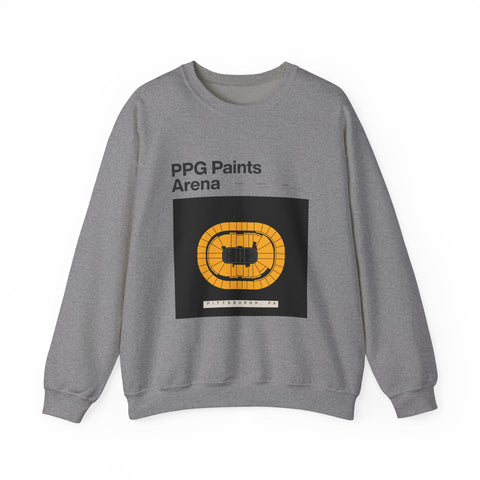 PPG Paints Arena - Heavy Blend™ Crewneck Sweatshirt Sweatshirt - YinzerShop