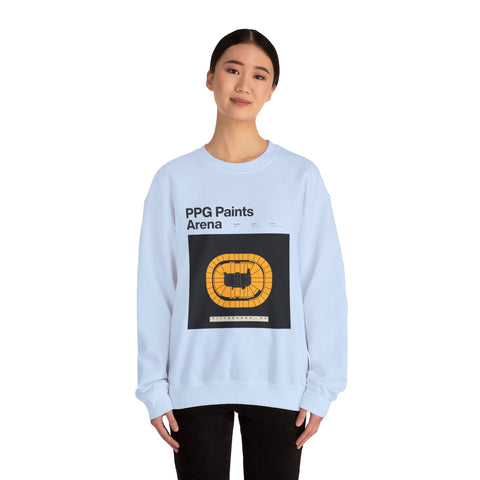PPG Paints Arena - Heavy Blend™ Crewneck Sweatshirt Sweatshirt - YinzerShop