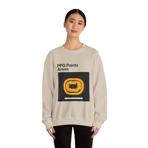 PPG Paints Arena - Heavy Blend™ Crewneck Sweatshirt Sweatshirt - YinzerShop