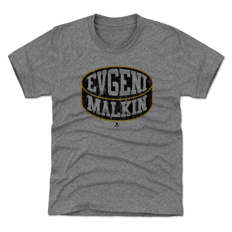 Premium Kids T-Shirt | Evgeni Malkin Tri Blend Shirt - Soft Vintage Graphic Tee Kids T-Shirt - YinzerShop
