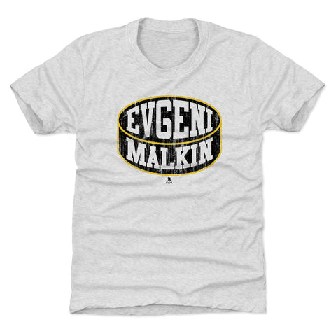 Premium Kids T-Shirt | Evgeni Malkin Tri Blend Shirt - Soft Vintage Graphic Tee Kids T-Shirt - YinzerShop