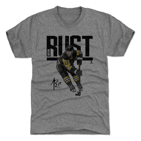 Premium Tri-Blend Shirt – Bryan Rust Slim Fit Graphic T-Shirt, Soft Cotton Tee Men's Premium T-Shirt - YinzerShop