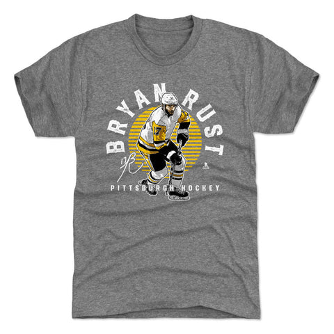 Premium Tri Blend Shirt – Bryan Rust Slim Fit Vintage Graphic Tee, Soft Fabric Men's Premium T-Shirt - YinzerShop