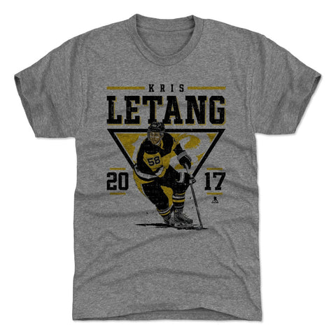 Premium Tri Blend Shirt Kris Letang Slim Fit Vintage Graphic Tee - Soft Cotton Men's Premium T-Shirt - YinzerShop