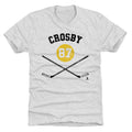 Premium Tri-Blend Shirt | Sidney Crosby Vintage Graphic Tee | Slim Fit Crewneck Men's Premium T-Shirt - YinzerShop