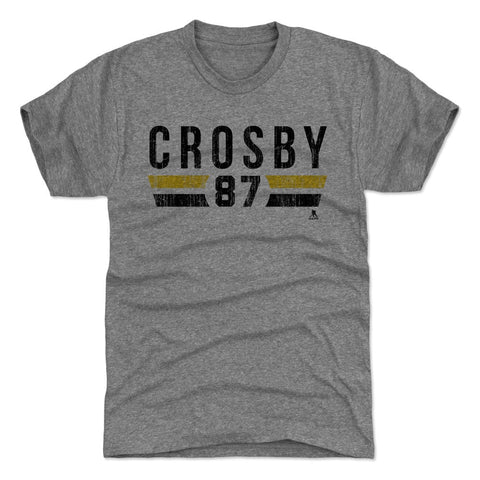 Premium Tri-Blend Shirt – Sidney Crosby Vintage Graphic Tee With Soft Tri Blend Fabric Men's Premium T-Shirt - YinzerShop