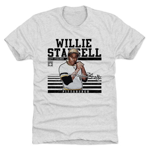 Premium Tri Blend Shirt Willie Stargell – Slim Fit Vintage Graphic Tee With Breathable Fabric Men's Premium T-Shirt - YinzerShop