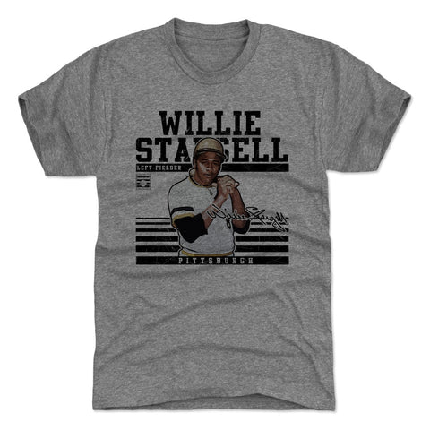 Premium Tri Blend Shirt Willie Stargell – Slim Fit Vintage Graphic Tee With Breathable Fabric Men's Premium T-Shirt - YinzerShop