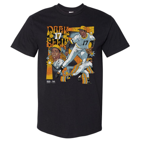 Psychedelic T-Shirt Dock Ellis Oversized Fit Heavyweight Cotton Crewneck Tee Men's Heavyweight T-Shirt - YinzerShop