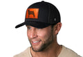 Pug Trucker Hat Leather | Black Dog Snapback Trucker - YinzerShop