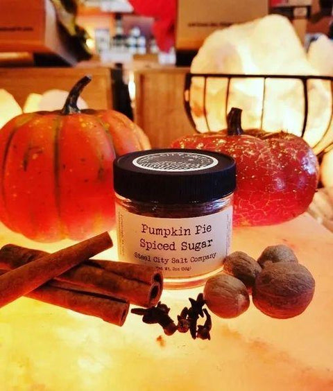 Pumpkin Pie Sugar – Steel City Salt Gourmet Baking Sugar With Spiced Blend - YinzerShop
