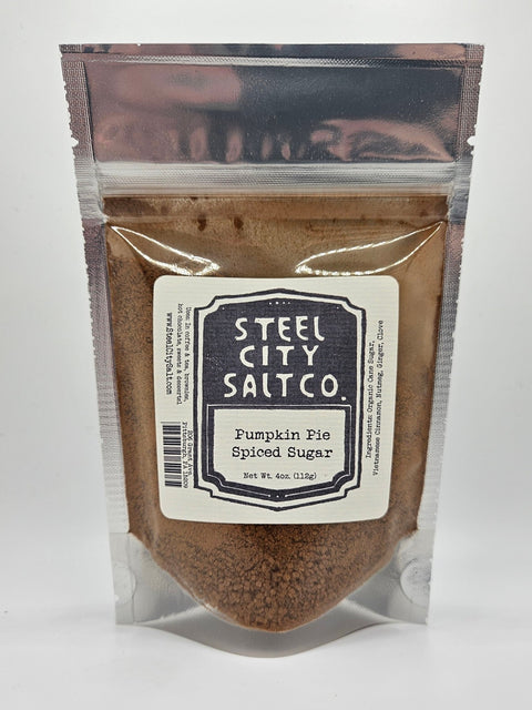 Pumpkin Pie Sugar – Steel City Salt Gourmet Baking Sugar With Spiced Blend - YinzerShop
