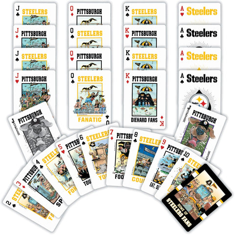 Pittsburgh Steelers Playing Cards – Official NFL 54 Card Deck With Team Logo