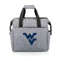 West Virginia Mountaineers - On The Go Lunch Bag Cooler  Picnic Time Family of Brands Heathered Gray First  