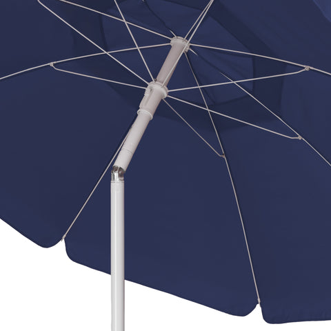 West Virginia Mountaineers - 5.5 Ft. Portable Beach Umbrella