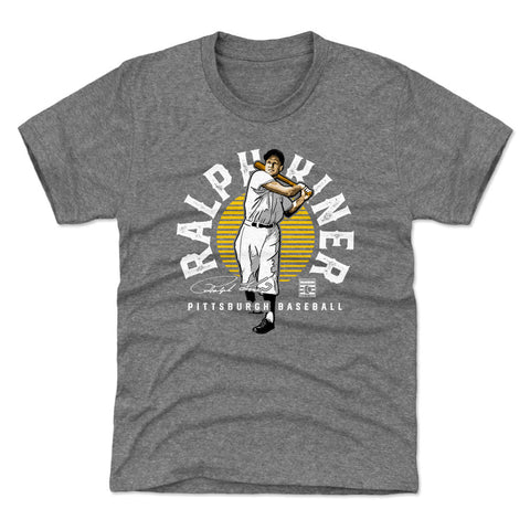 Ralph Kiner T-Shirt - Kids Crewneck Short Sleeve Digital Print Tee | 500 LEVEL Kids T-Shirt - YinzerShop