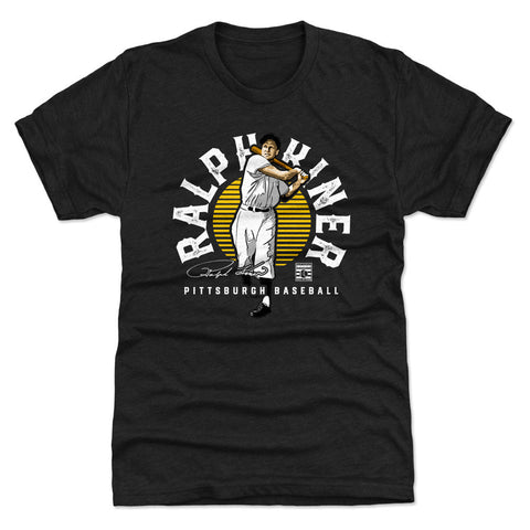 Ralph Kiner T-Shirt – Slim Fit Crewneck Graphic Tee | Tri Color Cotton Rayon Men's Premium T-Shirt - YinzerShop
