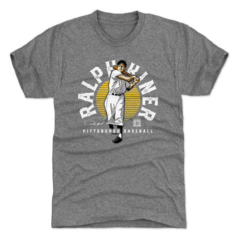 Ralph Kiner T-Shirt – Slim Fit Crewneck Graphic Tee | Tri Color Cotton Rayon Men's Premium T-Shirt - YinzerShop