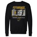 Randy Carlyle Crewneck Sweatshirt - Pittsburgh Tones Graphic Pullover Long Sleeve Men's Crewneck Sweatshirt - YinzerShop