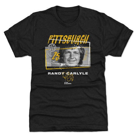 Randy Carlyle Slim Fit T-Shirt – Crewneck Short Sleeve Tee, Tri Color Shirt Men's Premium T-Shirt - YinzerShop