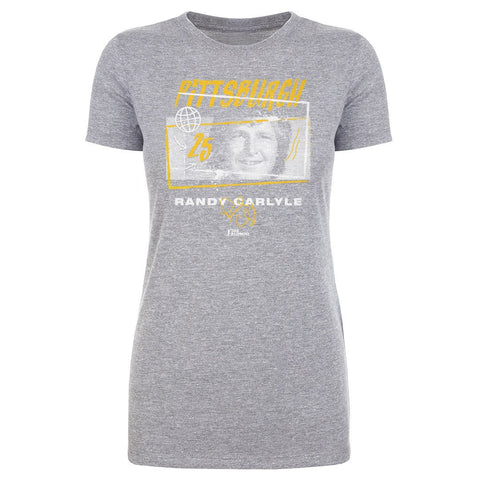 Randy Carlyle T-Shirt – Pittsburgh Sports Tee | Cotton Crewneck Short Sleeve Women's T-Shirt - YinzerShop