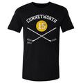 Randy Cunneyworth T-Shirt – Pittsburgh Hockey Tee With 15 Sticks Graphic Design Men's Cotton T-Shirt - YinzerShop
