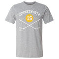 Randy Cunneyworth T-Shirt – Pittsburgh Hockey Tee With 15 Sticks Graphic Design Men's Cotton T-Shirt - YinzerShop