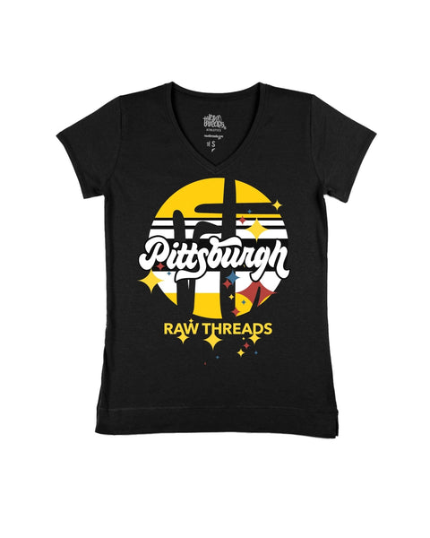 Raw Threads T-Shirt – Pittsburgh Shirt | Soft Cotton Tee | City Pride Apparel Tops - Multi-Product - YinzerShop