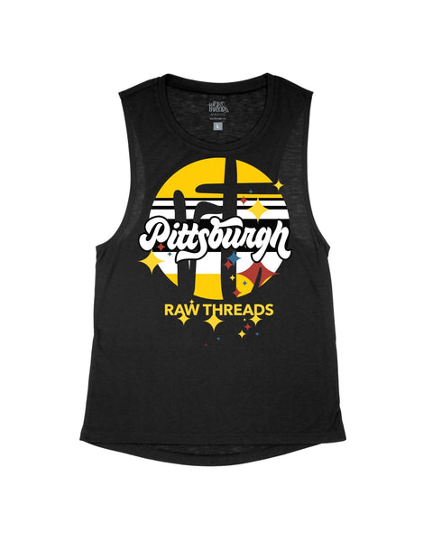 Raw Threads T-Shirt – Pittsburgh Shirt | Soft Cotton Tee | City Pride Apparel Tops - Multi-Product - YinzerShop