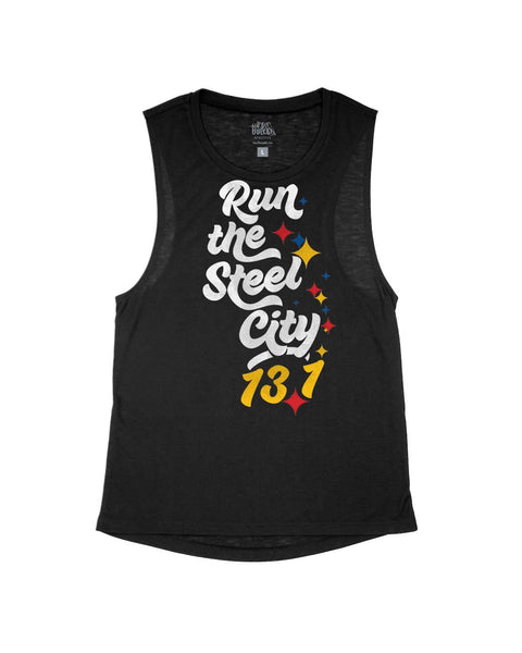 Run the Steel City Shirt – Breathable Running T-Shirt | Raw Threads Athletics Gear