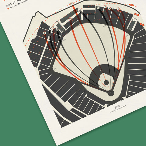 Great American Ballpark Baseball Field Print