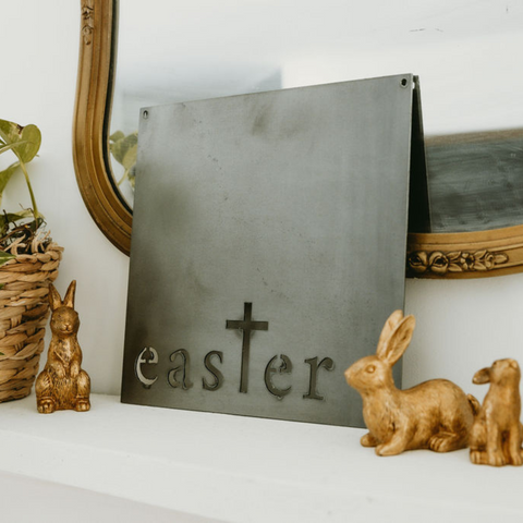 'Easter' Wall Decor Sign
