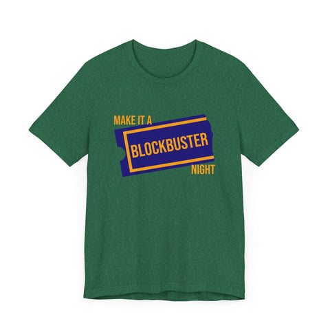Retro Make it a Blockbuster Night - Short Sleeve Tee T-Shirt - YinzerShop