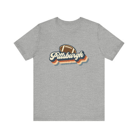 Retro Pittsburgh Football Shirt T-Shirt - YinzerShop