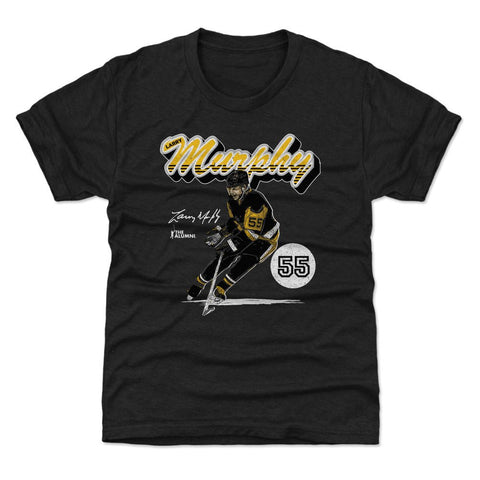 Retro Script T-Shirt – Larry Murphy Kids Crewneck Tee | Short Sleeve, Regular Fit Kids T-Shirt - YinzerShop