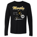 Retro Script T-Shirt – Larry Murphy Pittsburgh Long Sleeve Cotton Crewneck Tee Men's Long Sleeve T-Shirt - YinzerShop