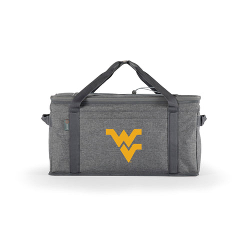 West Virginia Mountaineers - 64 Can Collapsible Cooler  Picnic Time Family of Brands   