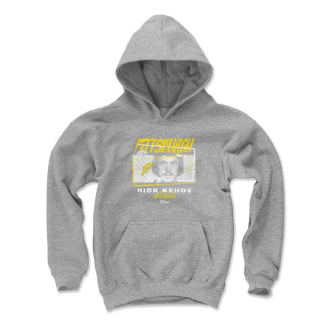 Rick Kehoe Kids Hooded Sweatshirt – Loose Fit Polyester Cotton Blend Hoodie Kids Youth Hoodie - YinzerShop