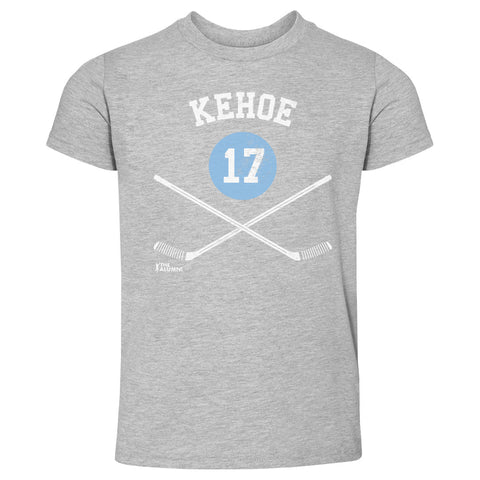Rick Kehoe T-Shirt - Kids Crewneck Cotton Graphic Tee | Pittsburgh Hockey Shirt Kids Toddler T-Shirt - YinzerShop