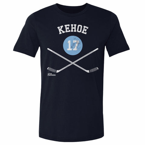 Rick Kehoe T-Shirt | Pittsburgh Hockey Shirt - 17 Sticks Cotton Crewneck Tee Men's Cotton T-Shirt - YinzerShop