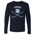 Rick Kehoe T-Shirt - Pittsburgh Hockey Shirt | 17 Sticks Graphic Tee Cotton Crewneck Men's Long Sleeve T-Shirt - YinzerShop
