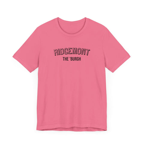 Ridgemont - The Burgh Neighborhood Series - Unisex Jersey Short Sleeve Tee T-Shirt - YinzerShop