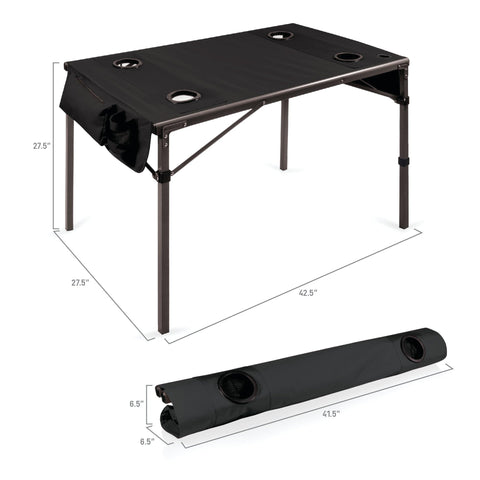 Ohio State Buckeyes - Travel Table Portable Folding Table Table Picnic Time Family of Brands   