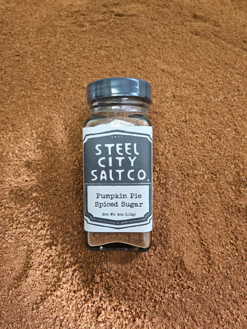 Pumpkin Pie Sugar – Steel City Salt Gourmet Baking Sugar With Spiced Blend