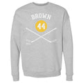 Rob Brown Crewneck Sweatshirt – Pittsburgh Sports Apparel | Printed Graphic, Long Sleeve Men's Crewneck Sweatshirt - YinzerShop