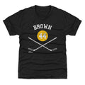 Rob Brown T-Shirt - Kids Crewneck Tee | Pittsburgh Sports Fan Apparel, Digital Print Kids T-Shirt - YinzerShop